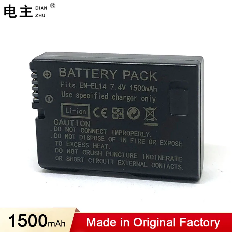 

EN-EL14 EN EL14 EL14a Battery Charger For Nikon DF D3100 D3200 D3300 D3400 D3500 D5100 D5200 D5300 D5500 D5600 P7000 P7100