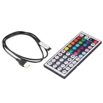 44 Key 5V USB RF IR Remote Control with Power Adapter RGB Controller Dimmer LED Lights Remoter For LED Lights Strip
44 Key 5V USB RF IR Remote Control with Power Adapter RGB Controller Dimmer LED Lights Remoter For LED Lights Strip