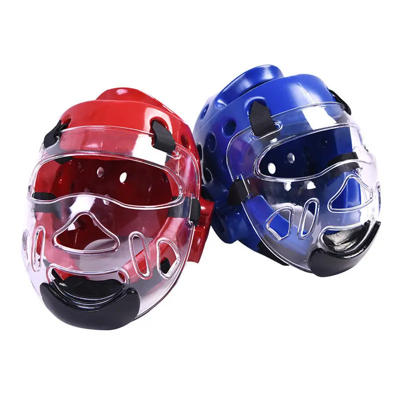 Taekwondo Protective Gear Face Protection Transparent Protection Mask Karate Headguard Helmet Mask Strong Deconstructable