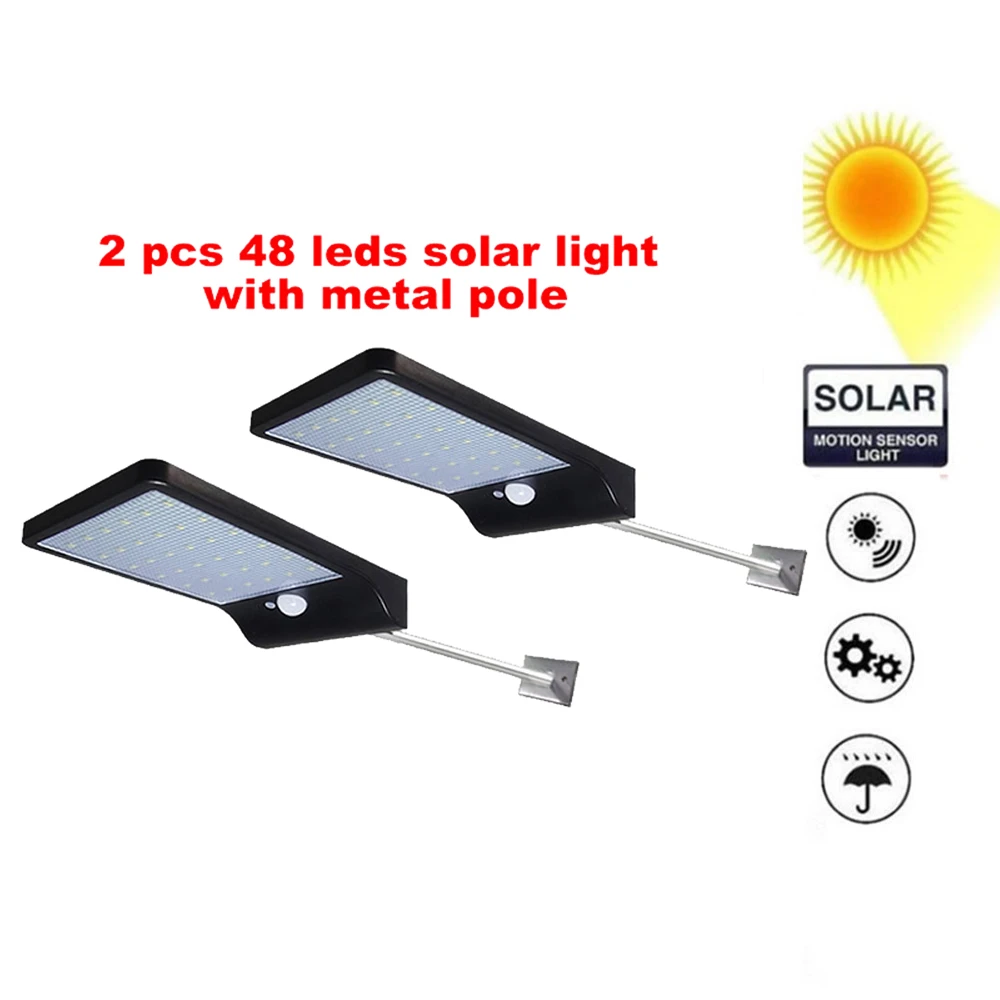 2/4pcs 48 LED Outdoor Solar Wall Light PIR Motion Sensor Solar Lamp Waterproof Infrared Sensor Garden Light security garden wall
2/4pcs 48 LED Outdoor Solar Wall Light PIR Motion Sensor Solar Lamp Waterproof Infrared Sensor Garden Light security garden wall