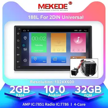 MEKEDE Android 10.0 4 Core 2Din Universal Car Radio RDS GPS Navigation BT FM WIFI USB with wheel controls
MEKEDE Android 10.0 4 Core 2Din Universal Car Radio RDS GPS Navigation BT FM WIFI USB with wheel controls