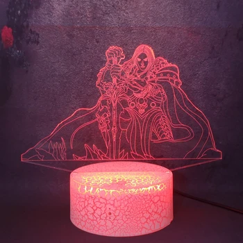 Novelty Creative Cartoon Warcraft Series Game Role RGB Charge Bedroom Crack Table Lamp LED Night Light Arthas Menethil 3D Bulb
Novelty Creative Cartoon Warcraft Series Game Role RGB Charge Bedroom Crack Table Lamp LED Night Light Arthas Menethil 3D Bulb