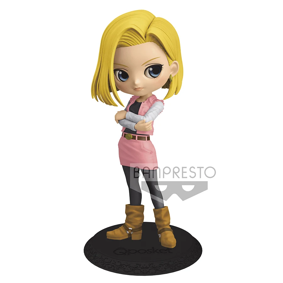 Оригинальная фигурка RORONOA Banpresto DBZ Q на базе Android 18 экшн лазури Коллекционная
