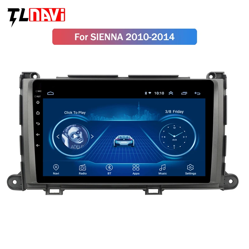 Android 8.1 IPS 9" Car Stereo Radio GPS Navigation Player For Toyota Sienna 2009 2010 2011 2012 2013 2014 Multimedia
Android 8.1 IPS 9" Car Stereo Radio GPS Navigation Player For Toyota Sienna 2009 2010 2011 2012 2013 2014 Multimedia