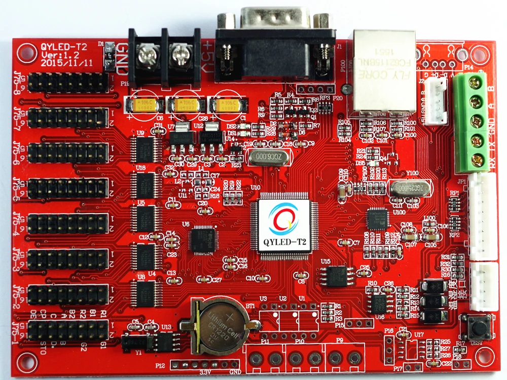 Three Primary Colors Without Grayscale Colorful with Fonts Industrial Secondary Development Network Port LED Control Card
Three Primary Colors Without Grayscale Colorful with Fonts Industrial Secondary Development Network Port LED Control Card