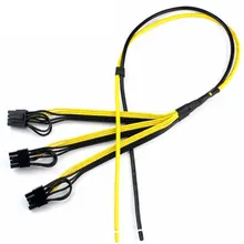 Voeding Kabel 6 + 2 Pin Card Lijn 1 Naar 3 Miner Graphics Card Cable Adapter Kabel Splitter Draad Voor Mijnwerker Btc BTC Mining
Voeding Kabel 6 + 2 Pin Card Lijn 1 Naar 3 Miner Graphics Card Cable Adapter Kabel Splitter Draad Voor Mijnwerker Btc BTC Mining