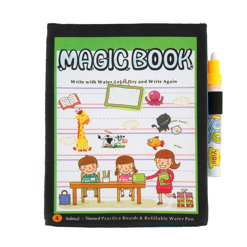 Coloring Children Magic Water Drawing Book Doodle with Magic Pen Animals Painting Drawing Board Early Learning Education Toys
Coloring Children Magic Water Drawing Book Doodle with Magic Pen Animals Painting Drawing Board Early Learning Education Toys
