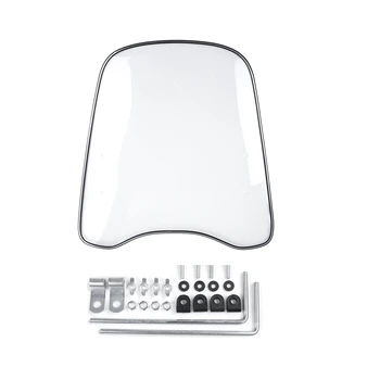 Hot 2.5mm thick Universal Motorcycle Wind Cold Deflector Clear Transparent PC Plate Scooter Windshield Windscreen Wind Deflect
Hot 2.5mm thick Universal Motorcycle Wind Cold Deflector Clear Transparent PC Plate Scooter Windshield Windscreen Wind Deflect