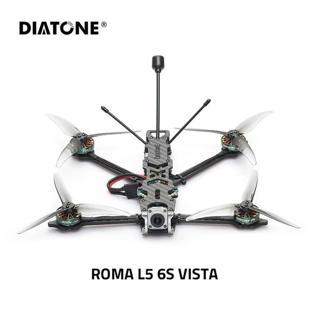 DIATONE Roma L5 Vista HD MAMBA F722 AIO BLHELIS 35A Caddx Vista POLAR MAMBA 2004 2900KV 4S 1700KV 6S FPV 5inch Freestyle Drone
DIATONE Roma L5 Vista HD MAMBA F722 AIO BLHELIS 35A Caddx Vista POLAR MAMBA 2004 2900KV 4S 1700KV 6S FPV 5inch Freestyle Drone