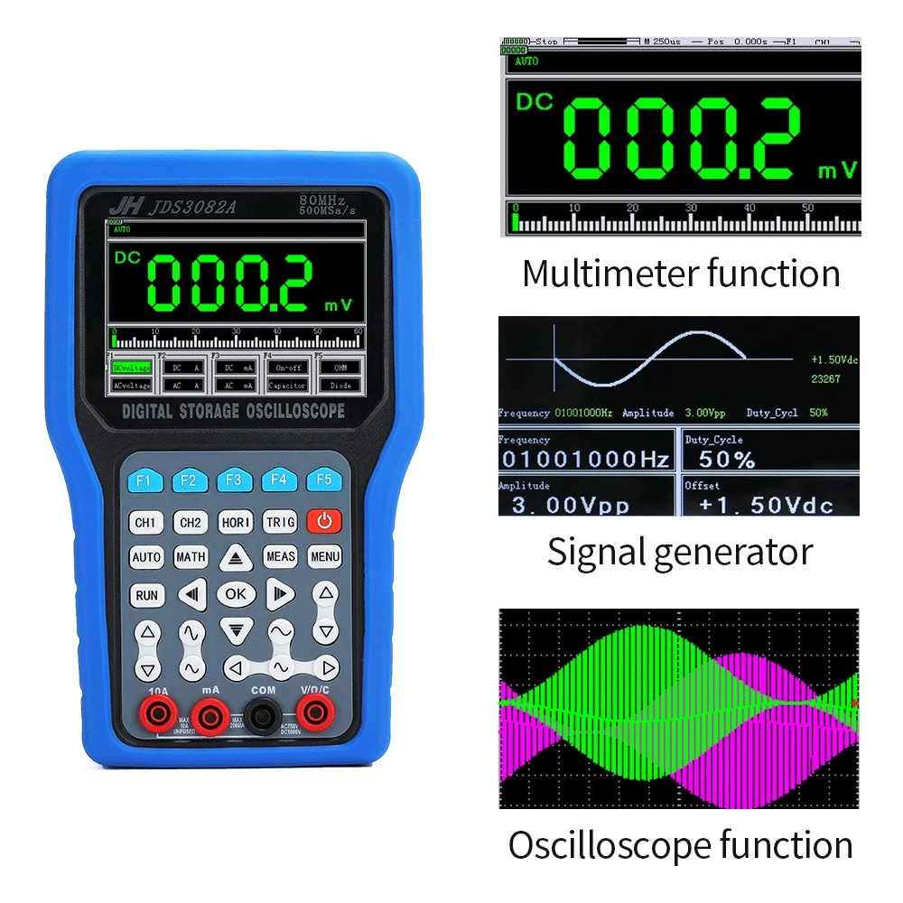 2019 Handheld Oscilloscope Jinhan JDS3051A JDS3072E JDS3082A 6000 Counting Multimeter Handheld EU US Portable Oscilloscope Multi
2019 Handheld Oscilloscope Jinhan JDS3051A JDS3072E JDS3082A 6000 Counting Multimeter Handheld EU US Portable Oscilloscope Multi