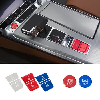 Car Console Gear Shift Engine Start Stop Button Circle Trim Auto H Button Decorative Cover For Audi A6 C7 C8 Interior Stickers
Car Console Gear Shift Engine Start Stop Button Circle Trim Auto H Button Decorative Cover For Audi A6 C7 C8 Interior Stickers