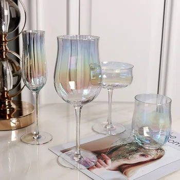 Luxury High End Glass Wine Glass Tulip Lead Free Crystal Wine Glass Vertical Rib Cocktail Glass Juice Glass Wine Set
Luxury High End Glass Wine Glass Tulip Lead Free Crystal Wine Glass Vertical Rib Cocktail Glass Juice Glass Wine Set