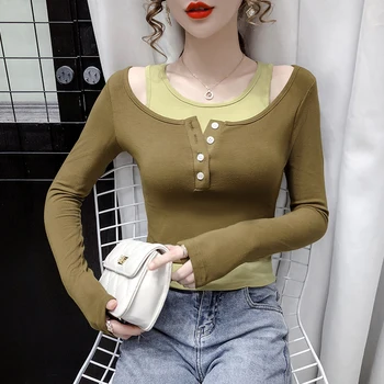 COIGARSAM Vintage Full Sleeve blouse women New Spring blusas womens tops and blouses Khaki Red Black 6108
COIGARSAM Vintage Full Sleeve blouse women New Spring blusas womens tops and blouses Khaki Red Black 6108