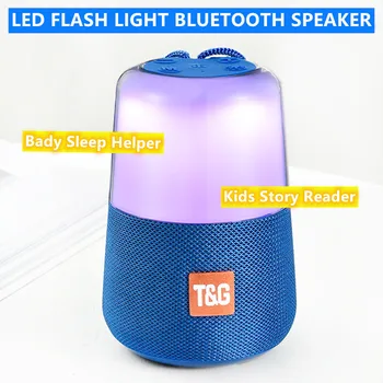 TG168 Smart LED Flash Light Bluetooth Speaker Portable Mini Wireless Subwoofer Audio Player Support FM TF Card Bass Box
TG168 Smart LED Flash Light Bluetooth Speaker Portable Mini Wireless Subwoofer Audio Player Support FM TF Card Bass Box