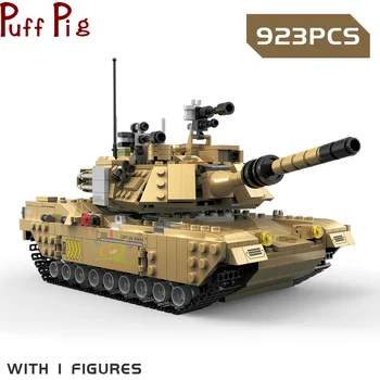 923PCS Abrams Main Battle Tank Building Blocks Armored Vehicle Military Army DIY Bricks Creative Children's Toys
923PCS Abrams Main Battle Tank Building Blocks Armored Vehicle Military Army DIY Bricks Creative Children's Toys