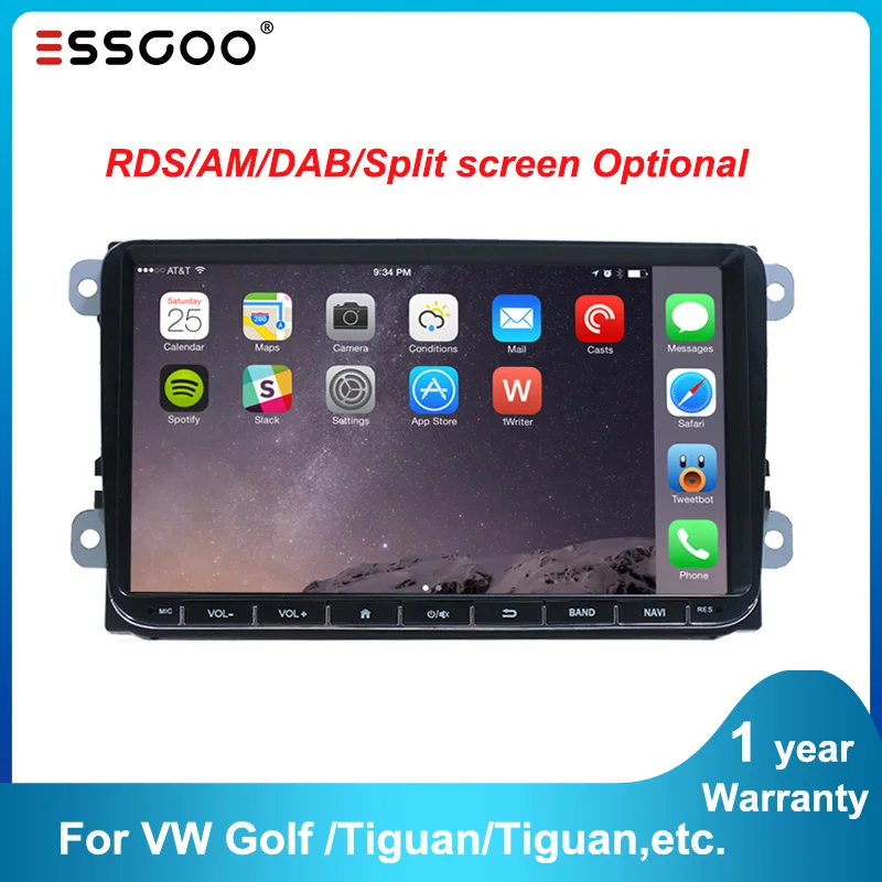 Essgoo 9'' Android Car Radio 2GB/1GB RAM RDS AM DAB Optional GPS Navigation 2 din Autoradio 2din Car Multimedia Player For VW
Essgoo 9'' Android Car Radio 2GB/1GB RAM RDS AM DAB Optional GPS Navigation 2 din Autoradio 2din Car Multimedia Player For VW