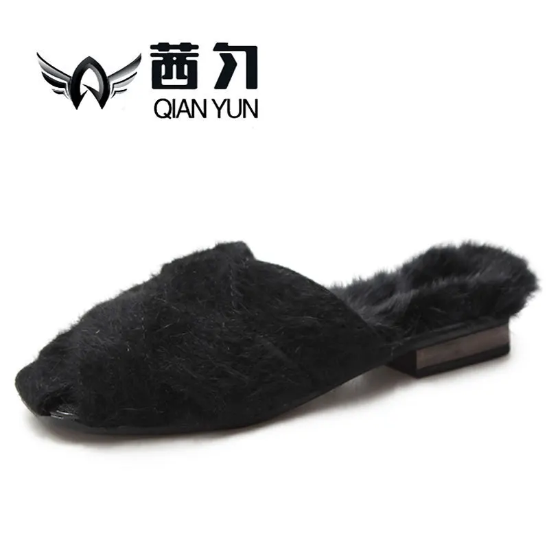 2019 Autumn New Style Versatile Hong wei wang Red Celebrity Style Closed-toe Plush Slipper Women's Outer Wear-Style Half Mules S
2019 Autumn New Style Versatile Hong wei wang Red Celebrity Style Closed-toe Plush Slipper Women's Outer Wear-Style Half Mules S