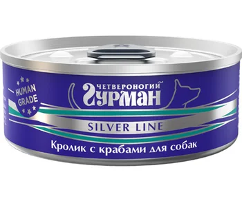 Quadrupeds quadrupeds GOURMET GOURMET SILVER LINE for adult dogs with rabbit and crab in jelly 100g
Quadrupeds quadrupeds GOURMET GOURMET SILVER LINE for adult dogs with rabbit and crab in jelly 100g