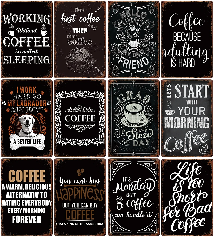 Coffee Signs Coffee Menu Know Your Coffee Vintage Retro Metal Coffee Signs Home Decor Metal Painting Tin Sign Wall
Coffee Signs Coffee Menu Know Your Coffee Vintage Retro Metal Coffee Signs Home Decor Metal Painting Tin Sign Wall
