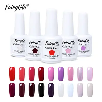 FairyGlo 15ML UV Gel Nail Polish Soak Off Gel Polish Semi Permanent Paint Gellak Hybrid Gel Varnish Nails Lacquer Enamel Polish
FairyGlo 15ML UV Gel Nail Polish Soak Off Gel Polish Semi Permanent Paint Gellak Hybrid Gel Varnish Nails Lacquer Enamel Polish