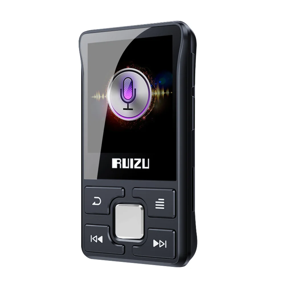 Спортивный Bluetooth MP3 плеер RUIZU X55 8 ГБ мини экран с поддержкой tf карты FM запись