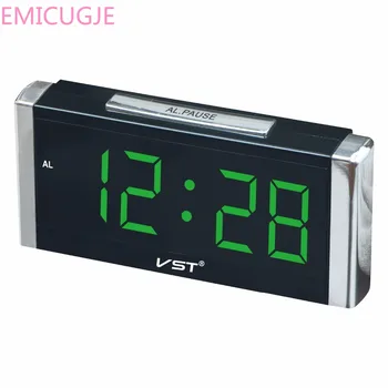 VST 731 rectangular cube digital alarm clock with EU plug Large digital led display desktop clock home luminous table clock
VST 731 rectangular cube digital alarm clock with EU plug Large digital led display desktop clock home luminous table clock