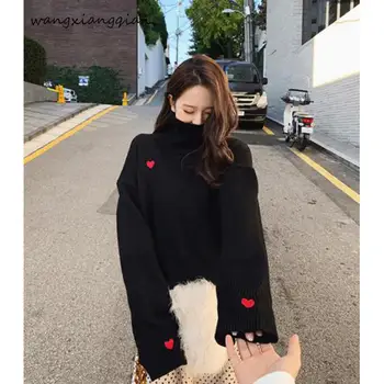 Sweater Women Spring Autumn New Turtleneck Sweater Turtleneck Long Sleeve Solid female Sweater B184
Sweater Women Spring Autumn New Turtleneck Sweater Turtleneck Long Sleeve Solid female Sweater B184