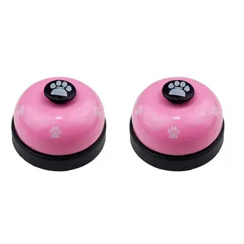 Dog Pet Training Bells for Potty Training and Communication Device Pew Print Interactive Toys Pink 2pcs
Dog Pet Training Bells for Potty Training and Communication Device Pew Print Interactive Toys Pink 2pcs
