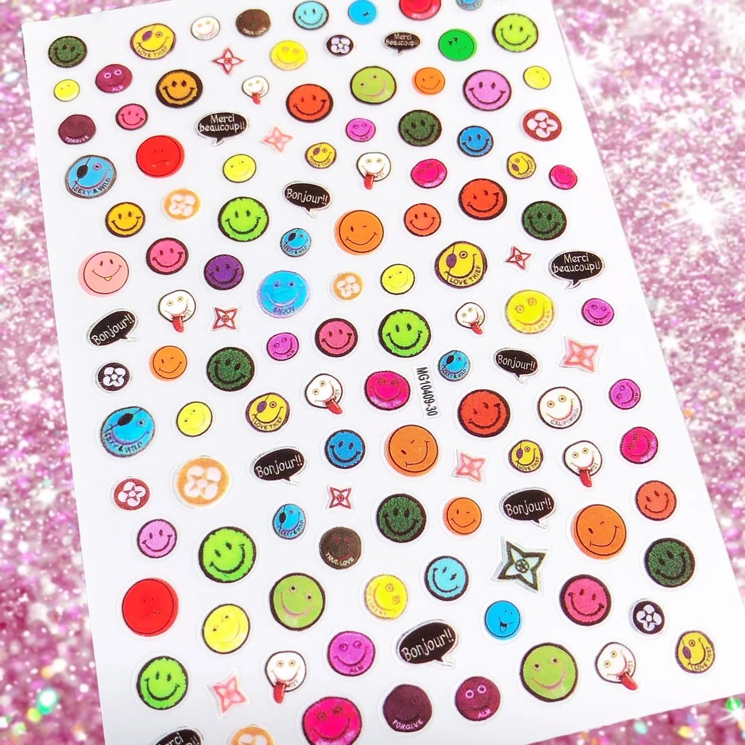 Cartoon Smiling face Sun flower 3D Back glue Nail decal Nail sticker Nail decoration Nail art Nail tool Nail ornament HL225
Cartoon Smiling face Sun flower 3D Back glue Nail decal Nail sticker Nail decoration Nail art Nail tool Nail ornament HL225