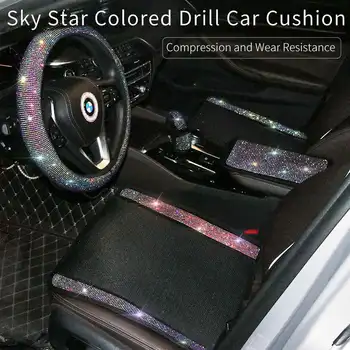 Universal Size Ice silk breathable Car Seat Cover Non-slip Flashing Diamond Front Rear Protector Mat Pad Auto accessories
Universal Size Ice silk breathable Car Seat Cover Non-slip Flashing Diamond Front Rear Protector Mat Pad Auto accessories