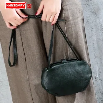 Women Shoulder Bag Tide Creative Small Bag Design Retro Bag Fashion Personality Messenger Bag Original Crossbody Genuine Leather
Women Shoulder Bag Tide Creative Small Bag Design Retro Bag Fashion Personality Messenger Bag Original Crossbody Genuine Leather