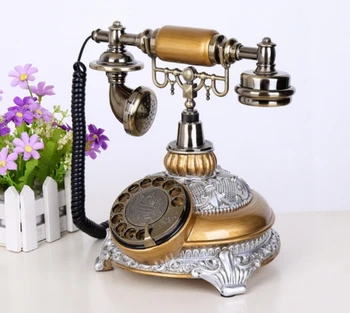 Fashion antique vintage fixed phone american style homevintage landline rotary dial telephone 
Fashion antique vintage fixed phone american style homevintage landline rotary dial telephone