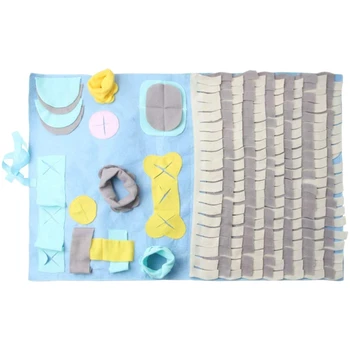 Dog Feeding Mat Dog Snuffle Mat Dog Training Pad Pet Nose Work Blanket Non Slip Pet Activity Mat for Foraging Skill Stress Relea
Dog Feeding Mat Dog Snuffle Mat Dog Training Pad Pet Nose Work Blanket Non Slip Pet Activity Mat for Foraging Skill Stress Relea