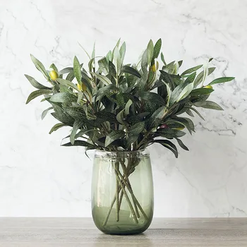 Green Artificial Olive Branch Simulation Plant Olive Leaf Home Wedding Decoration Fake Flower Christmas Decoration Flowers
Green Artificial Olive Branch Simulation Plant Olive Leaf Home Wedding Decoration Fake Flower Christmas Decoration Flowers