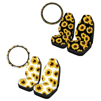 2PC Car Seat Cover+1 PC Steering Wheel Cover Universal Auto Sunflower Print Seat Case Polyester Fiber Car Decoration 
2PC Car Seat Cover+1 PC Steering Wheel Cover Universal Auto Sunflower Print Seat Case Polyester Fiber Car Decoration