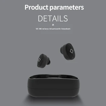 Wireless Earphone Bluetooth 5.0 TWS In ear Bluetooth Headset HIFI Mini In-ear Sweatproof Sports Running Earphone for Smartphones
Wireless Earphone Bluetooth 5.0 TWS In ear Bluetooth Headset HIFI Mini In-ear Sweatproof Sports Running Earphone for Smartphones
