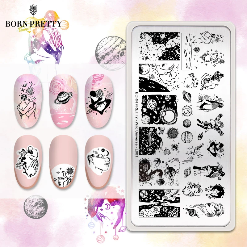 BORN PRETTY Nail Stamping Plates Wild Univers Design Stainless Steel DIY Image Printing Stencil Tool Nail Art Stamping Template
BORN PRETTY Nail Stamping Plates Wild Univers Design Stainless Steel DIY Image Printing Stencil Tool Nail Art Stamping Template