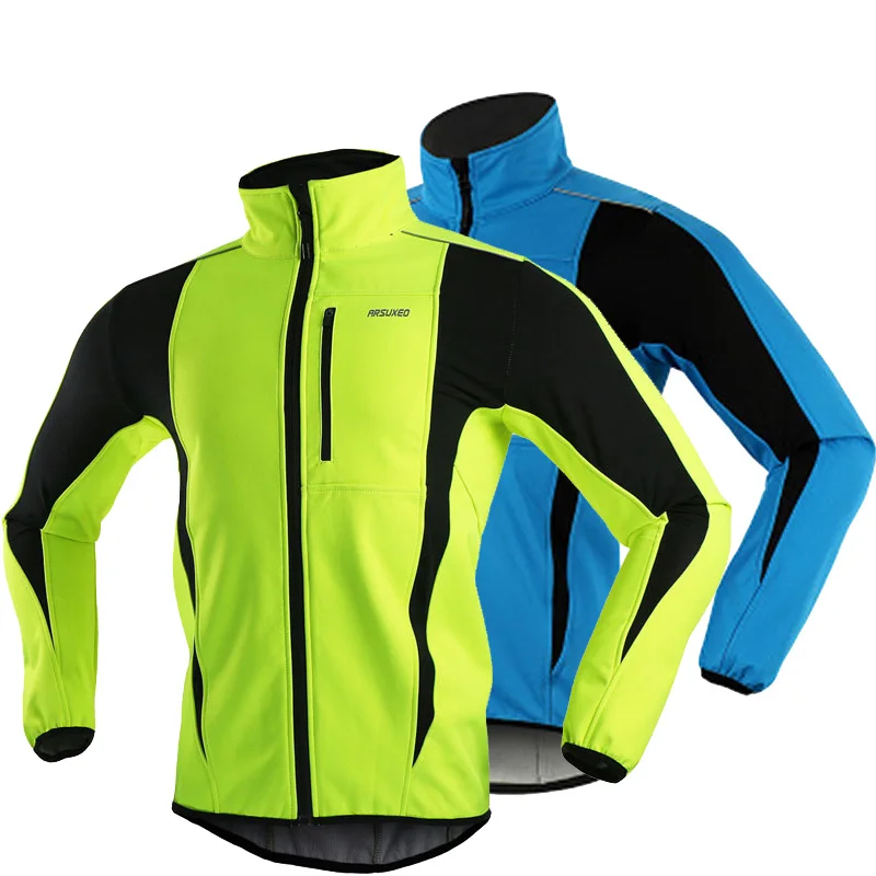 ARSUXEO Men Winter Warm Up Thermal Fleece Cycling Jacket Windbreaker Bicycle MTB Road Bike Clothing Windproof Softshell Jersey
ARSUXEO Men Winter Warm Up Thermal Fleece Cycling Jacket Windbreaker Bicycle MTB Road Bike Clothing Windproof Softshell Jersey