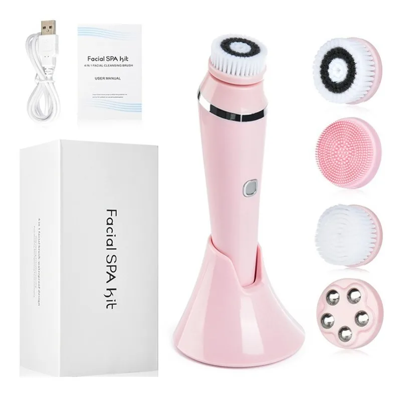 Multi-Function Electric Cosmetic Instrument Facial Cleansing Device Deep Cleaning Face Massager Four-in-One Brush Beauty Tool
Multi-Function Electric Cosmetic Instrument Facial Cleansing Device Deep Cleaning Face Massager Four-in-One Brush Beauty Tool