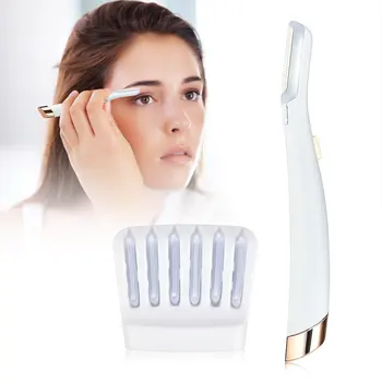 Face Hair Remover with LED Light Electric eyebrow trimmer Lighted Facial Expoliator Painless Face Hair Shaver Exfoliates
Face Hair Remover with LED Light Electric eyebrow trimmer Lighted Facial Expoliator Painless Face Hair Shaver Exfoliates