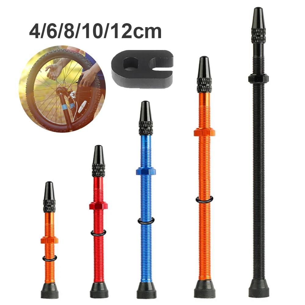 2 Pcs/set Bicycle 40/60/80/100/120mm Valve for Compatible Road MTB Bicycle Tubeless Tires Brass Core Alloy Stem Tubeless Sealant
2 Pcs/set Bicycle 40/60/80/100/120mm Valve for Compatible Road MTB Bicycle Tubeless Tires Brass Core Alloy Stem Tubeless Sealant