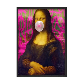 Nordic Style Mona Lisa White Bubble Gum Poster Wall Art Canvas Prints Painting Modular Pictures Living Room Modern Home Decor
Nordic Style Mona Lisa White Bubble Gum Poster Wall Art Canvas Prints Painting Modular Pictures Living Room Modern Home Decor