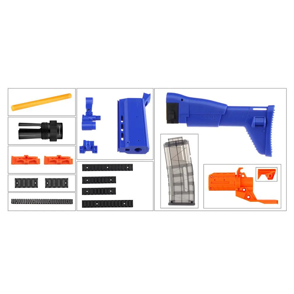 WORKER STF-W032 3D Printed Fn Scar Decoration Kits Set for Nerf N-Strike Elite Stryfe Blaster Blue Toy Gun Accessories
WORKER STF-W032 3D Printed Fn Scar Decoration Kits Set for Nerf N-Strike Elite Stryfe Blaster Blue Toy Gun Accessories