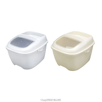 Reusable 10kg Large Capacity Rice Airtight Holder Grain Flour Container with Flip Lid Food Storage Box Sealed Kitchen S25 20
Reusable 10kg Large Capacity Rice Airtight Holder Grain Flour Container with Flip Lid Food Storage Box Sealed Kitchen S25 20