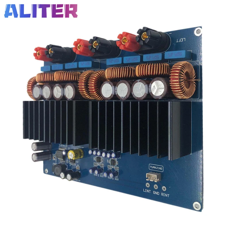 T3EB 1200W TAS5630+OPA1632DR 2.0 Channel Class D Digital Amplifier Board 330UF/100Vx4
T3EB 1200W TAS5630+OPA1632DR 2.0 Channel Class D Digital Amplifier Board 330UF/100Vx4
