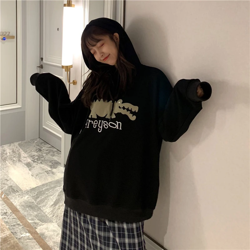 oversized Kawaii cute crocodile print spring summer woman men hoodie harajuku fashion black 2020 top long sleeve thin t shirt
oversized Kawaii cute crocodile print spring summer woman men hoodie harajuku fashion black 2020 top long sleeve thin t shirt