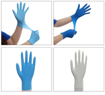 100PCS Disposable Nitrile Examination Gloves Powder-Free Rubber Cleaning Glove Solid Water-Proof 
100PCS Disposable Nitrile Examination Gloves Powder-Free Rubber Cleaning Glove Solid Water-Proof