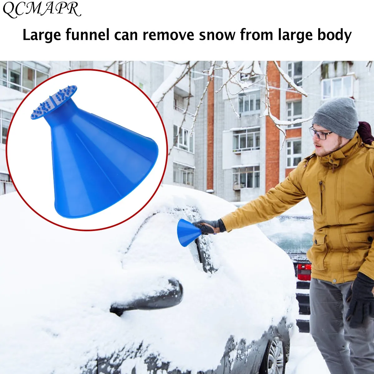 Car Windshield Ice Shovel Round Deicing Scraping Tool Car Snow Remover Ice Scraper Window Windshield Window Deicing cone Hot
Car Windshield Ice Shovel Round Deicing Scraping Tool Car Snow Remover Ice Scraper Window Windshield Window Deicing cone Hot