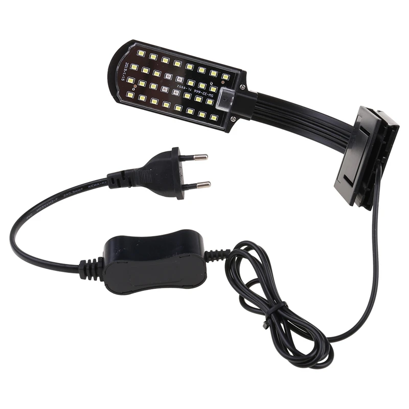 Clip-on aquarium light angle