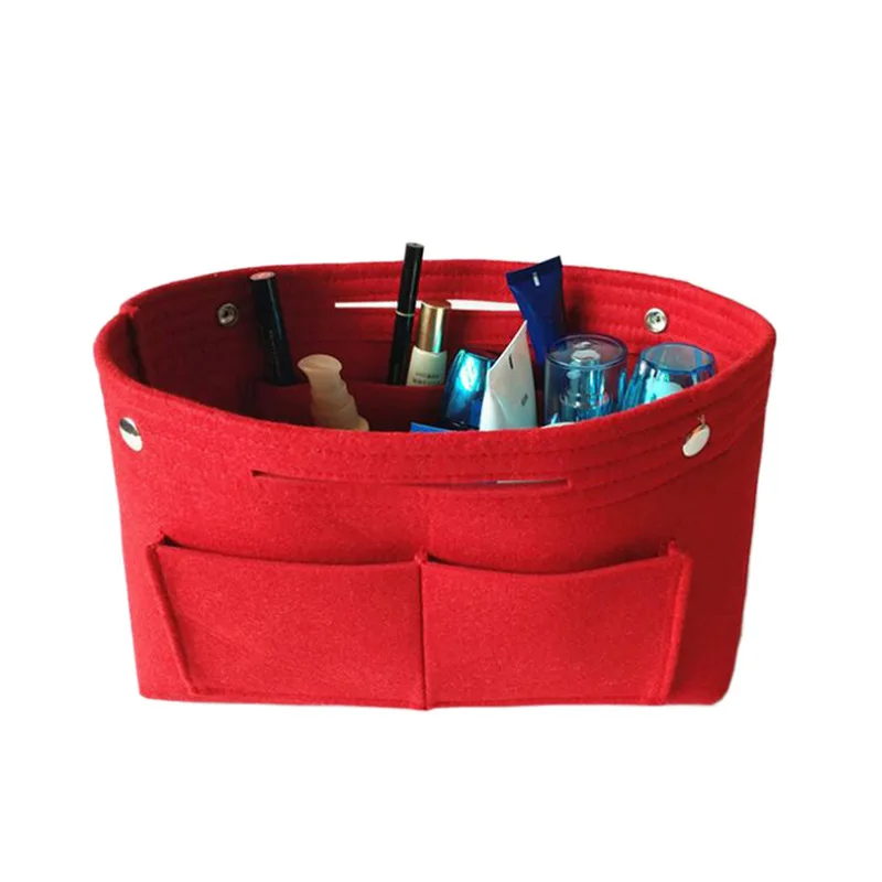 1PC Felt Fabric Cosmetic Bag Travel Multifunction Handbag Cosmetic Organizer Purse Insert Bag Felt Fabric Storage Pouch Case
1PC Felt Fabric Cosmetic Bag Travel Multifunction Handbag Cosmetic Organizer Purse Insert Bag Felt Fabric Storage Pouch Case